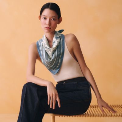 さ*ら様 エルメス　HERMES　ロングスカーフ HERMES（エルメス） スカーフ レディース カレ90 CHEVAL TURC トルコの